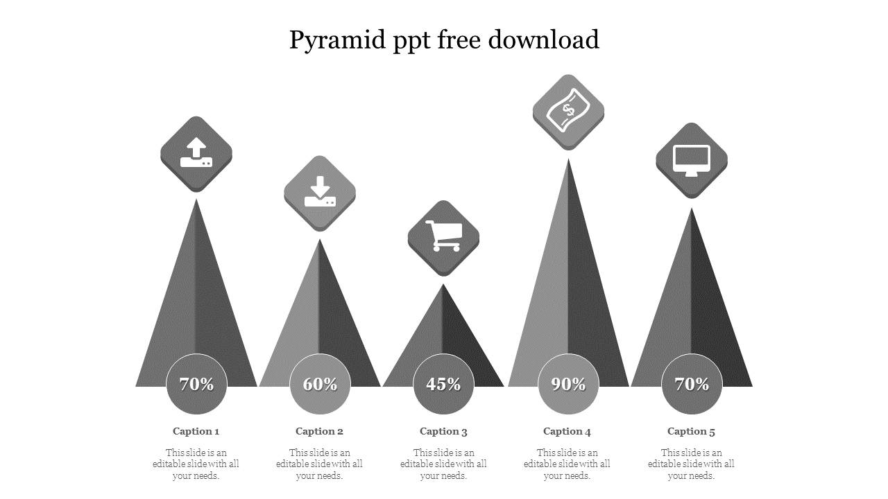 pyramid ppt free download-Gray
